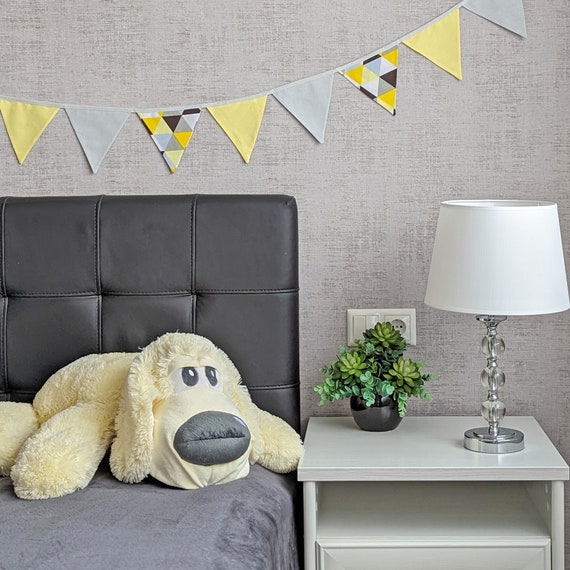 Cotton Bunting Flags Baby Nursery Wall Hanging Home Decor Etsy