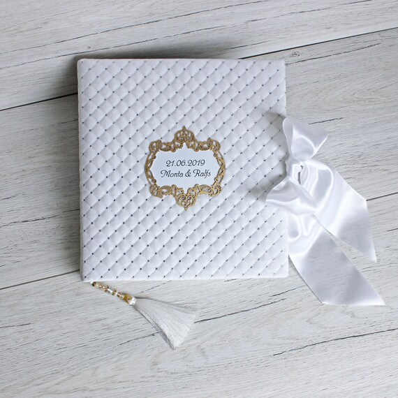 Wedding Photo Album White Wedding Album Custom Photo Album Etsy