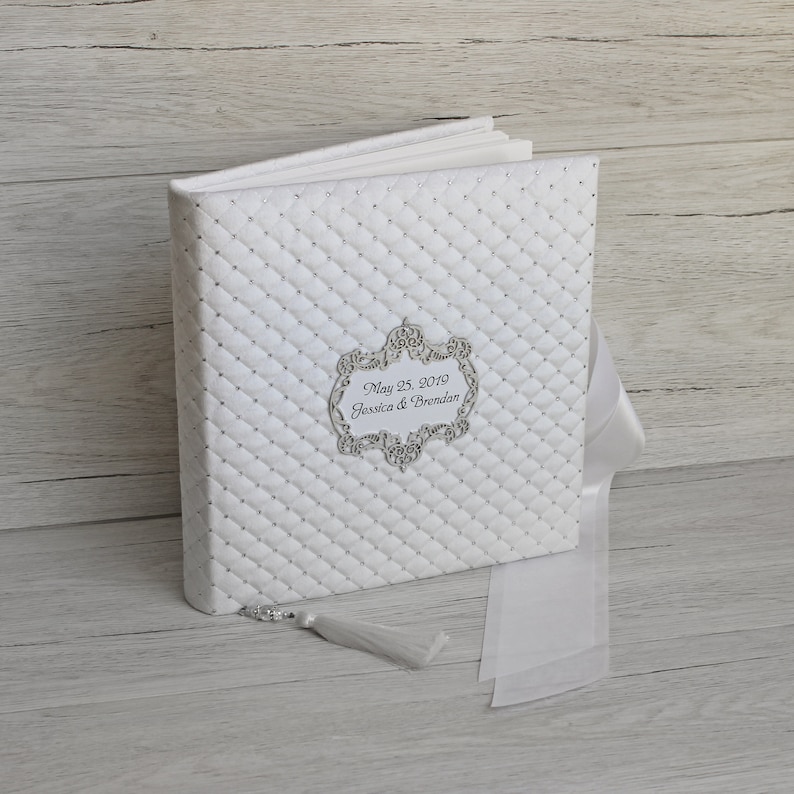 Wedding Photo Album White Wedding Album Custom Photo Album Etsy