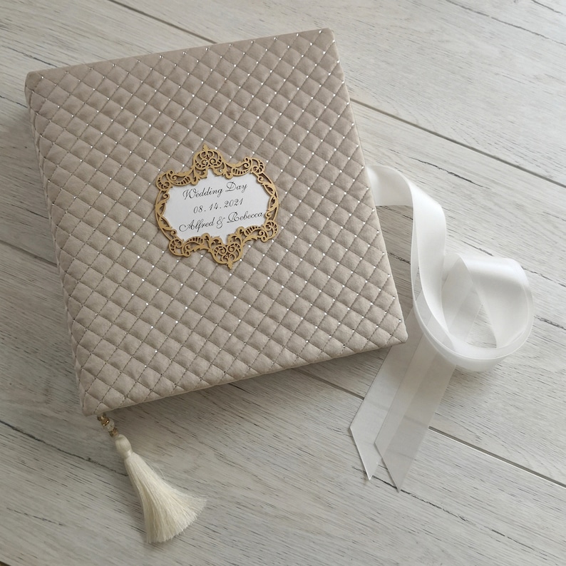 Wedding Photo Album Beige Wedding Album Custom Photo Album Etsy