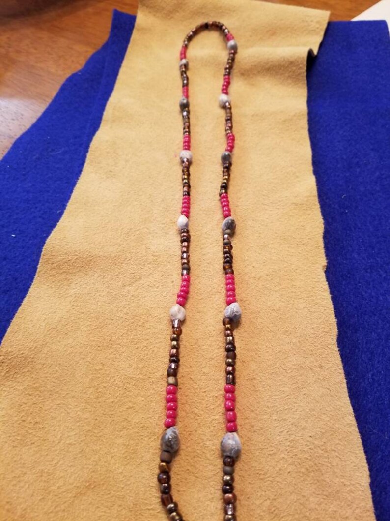 Stone Cross Necklace
