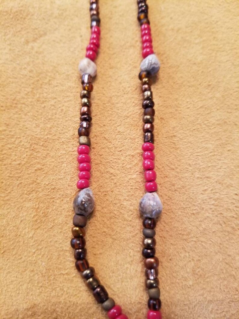 Stone Cross Necklace
