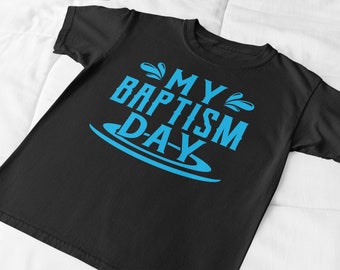 My Baptism Day Shirt Baptism Shirt Christian Baptised