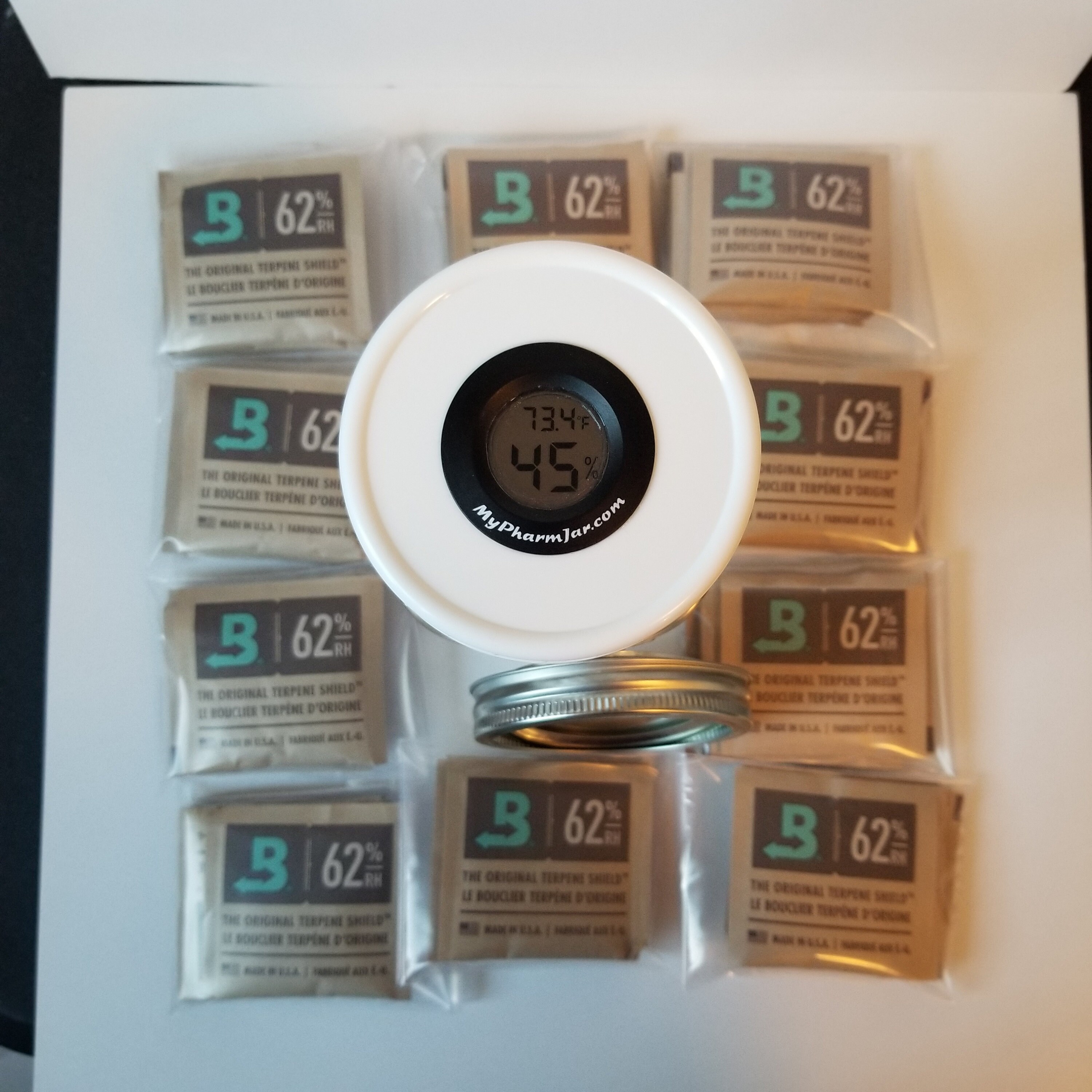 Mypharmlid Boveda Ball Mason Jar Combo Boveda 62 8 Gram Etsy