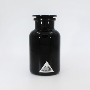 Mypharmjar Herb Storage Jar - Miron Violet Glassware -1 Liter Apothecary Jar image 3