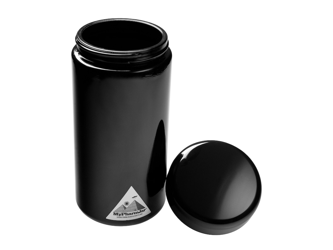 Ablaze Smell Proof Airtight Jar - UV Protected Glass Container For Herbs, Coffee, Tea (250 ML)