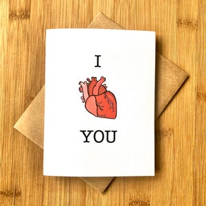 Aorta You to Get Better Punny Heart Card