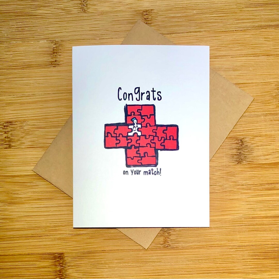 Congratulations Match Day Medical School Residency Match Etsy