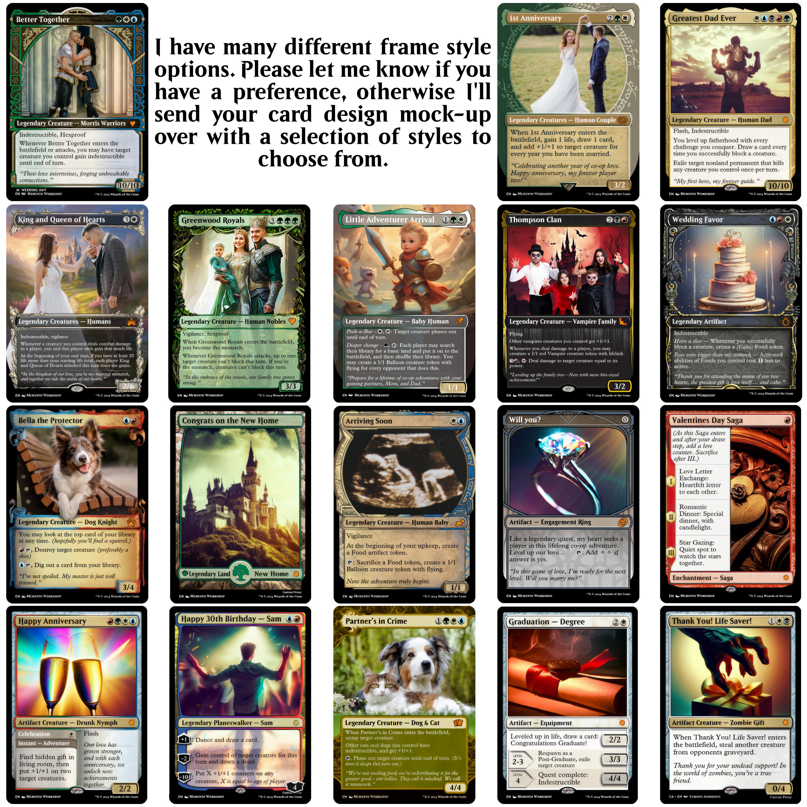Oversized Custom Magic the Gathering Card - Your Own Image - Etsy Oversized Custom Magic the Gathering Card - Your Own Image - Etsy
