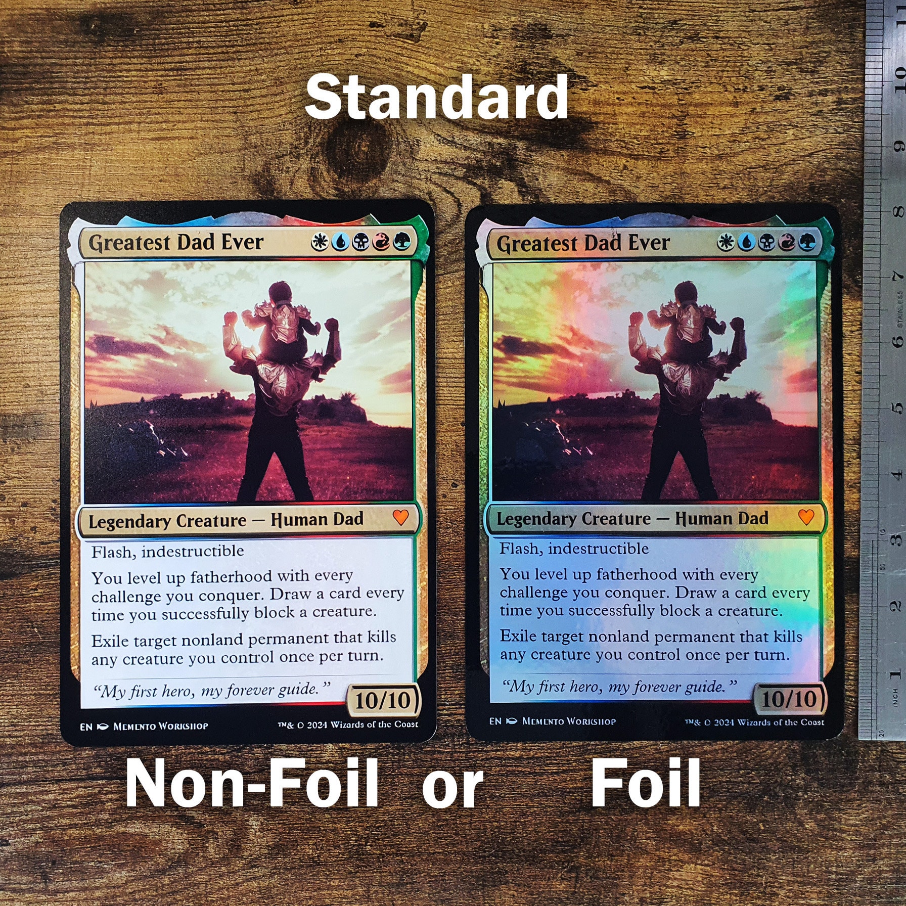 large mtg cards Oversized Custom Magic the Gathering Card - Your Own Image