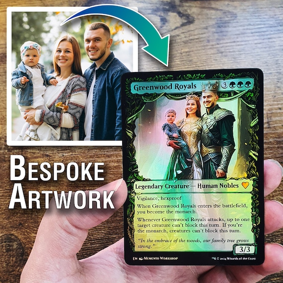 Bespoke Artwork Fantasy Card – Your Scene & Character