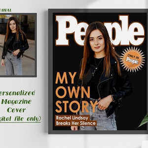 Custom PEOPLE Magazine Cover design gift, Digital Personalized Magazine Cover, Magazine Cover Gift Boyfriend Husband Girlfriend, Custom gift