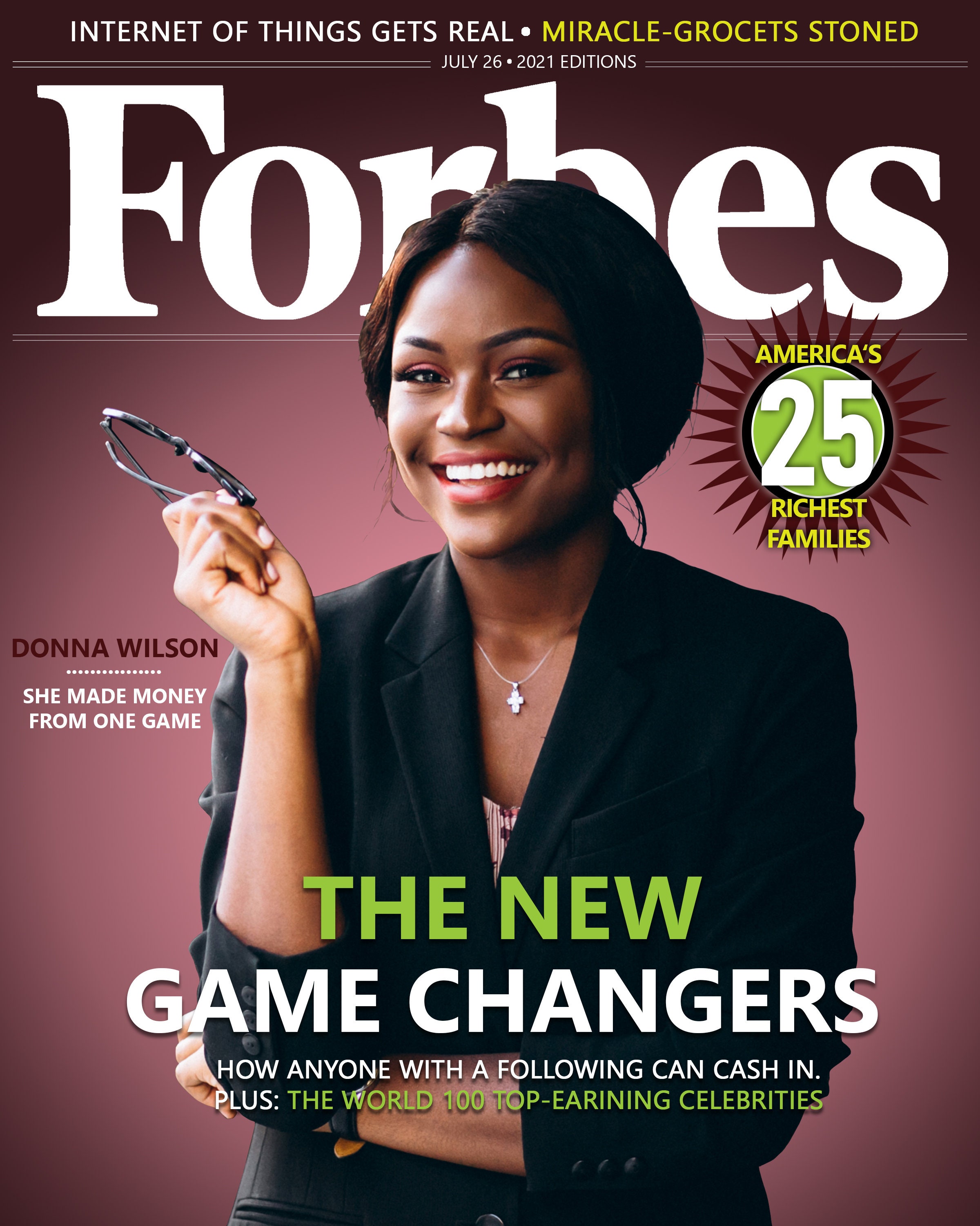 Forbes Magazine Cover Template