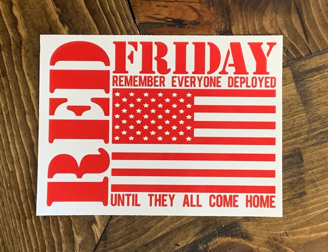 R.E.D. Remember Everyone Deployed Athletic Fit T-Shirt