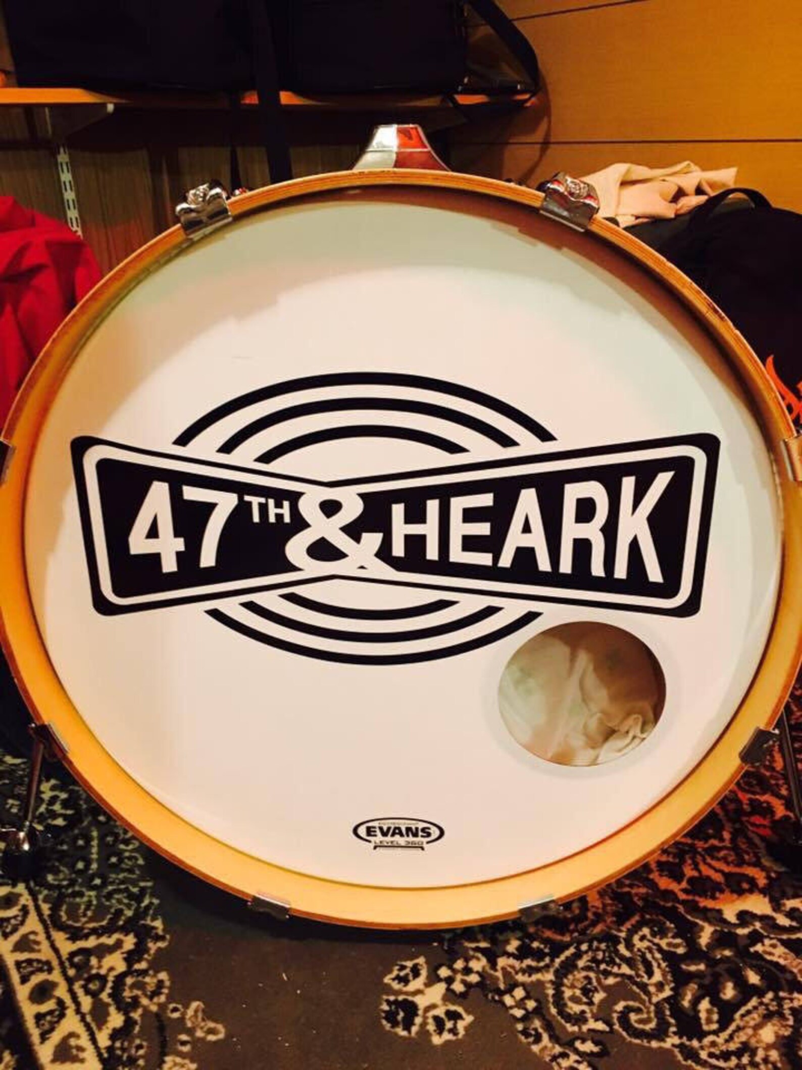 Bass Drum Graphics Custom Drum Logo Drum Band Logo Etsy