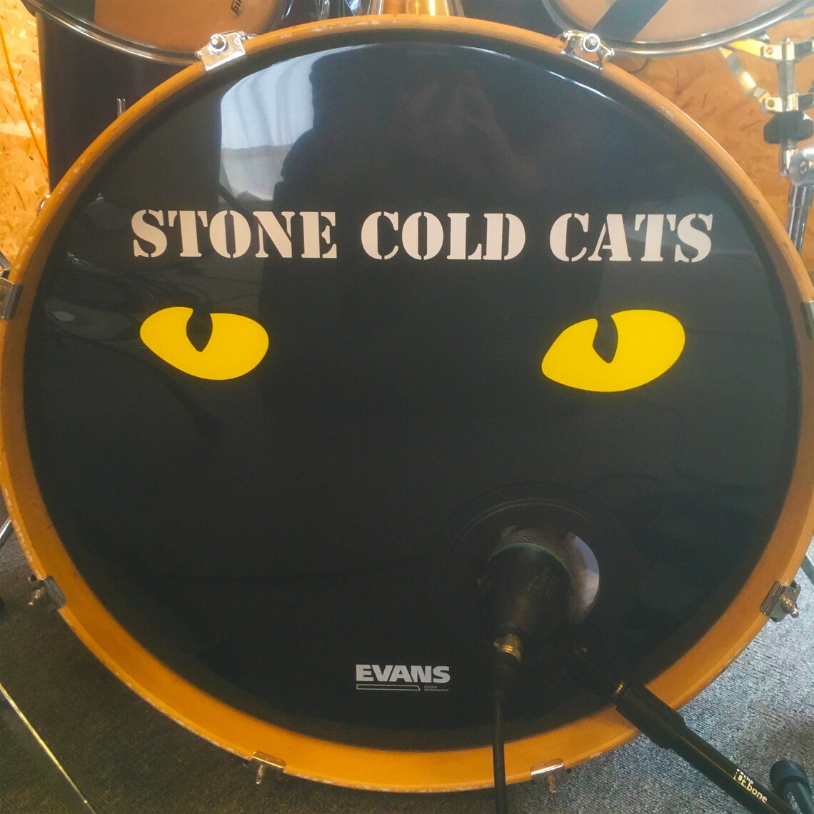 Bass Drum Graphics Custom Drum Logo Drum Band Logo Etsy