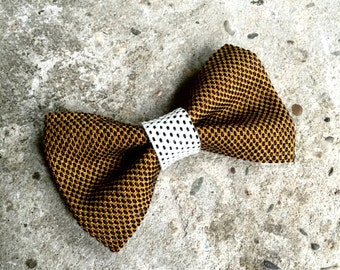 YUMI bow tie-Brown | White | Black