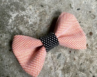 YUMI bow tie - roze | zwart | wit