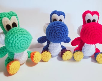 Brinquedo de pelúcia Yoshi Amigurumi