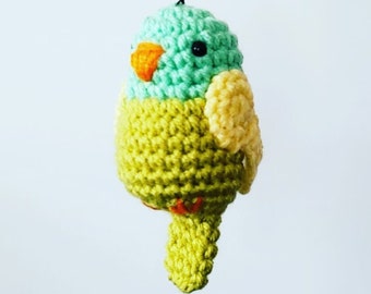 Pelúcia Amigurumi de pássaros