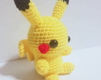 Pelúcia Pikachu Amigurumi