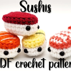 Sushi - PDF Pattern - Crochet