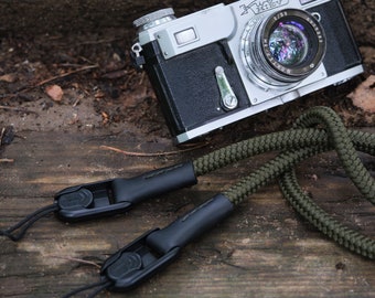 Weles  ARMY GREEN  with SmallRig link   camera  strap