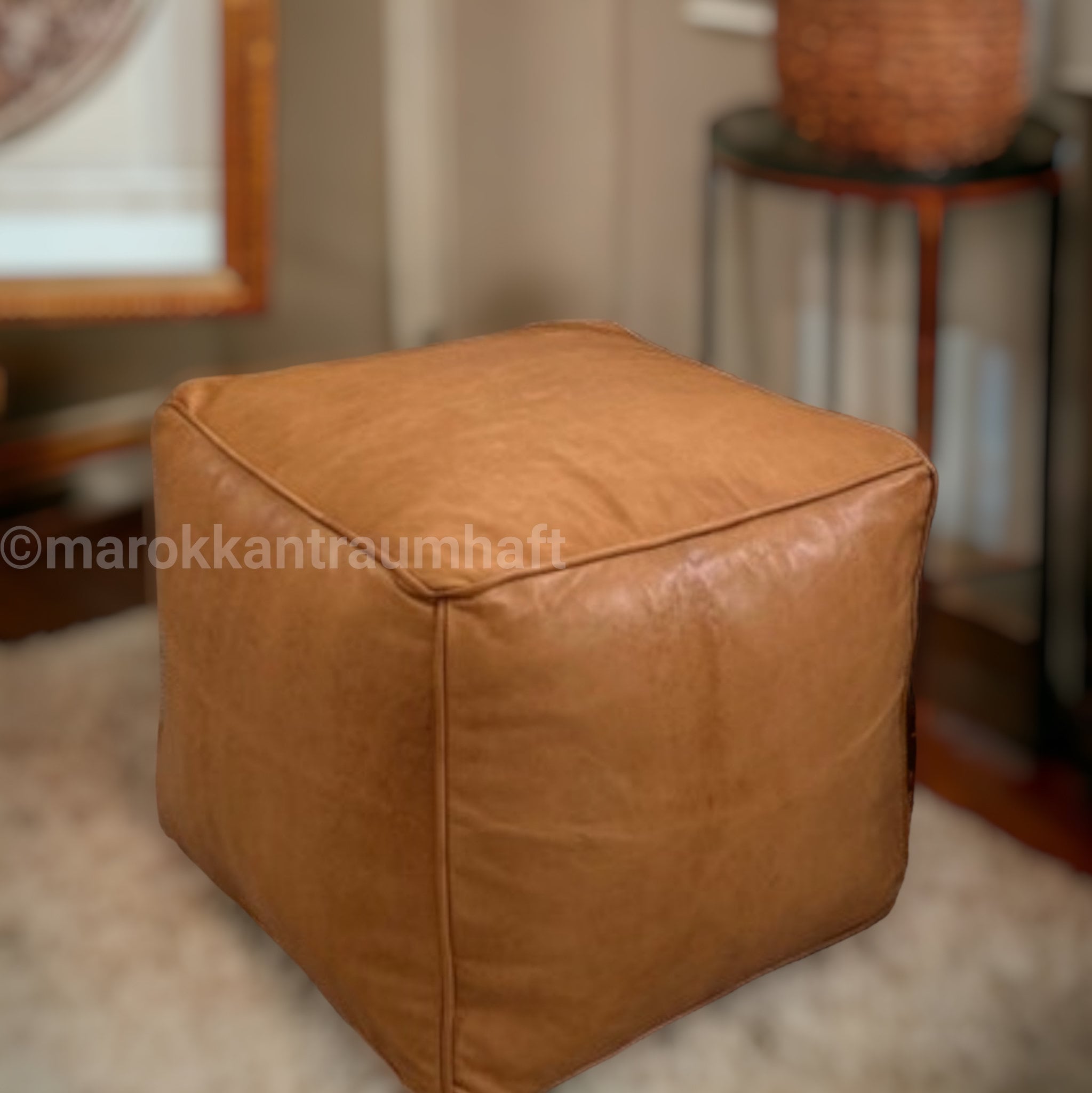 40% discount on Moroccan poufs that are only handmade and only with pure genuine leather