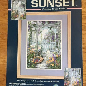 Garden Gate Counted Cross Stitch