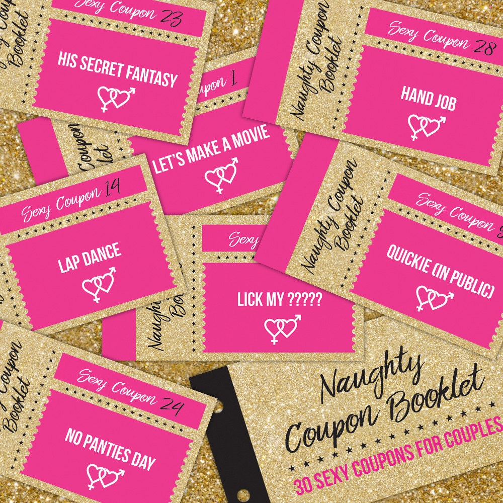 Naughty Coupon Book Sexy Coupons Printable Sex Coupons | Etsy