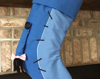 Disney Eeyore Inspired Christmas Stocking