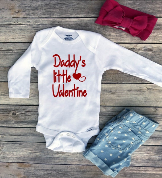 valentines onesie girl