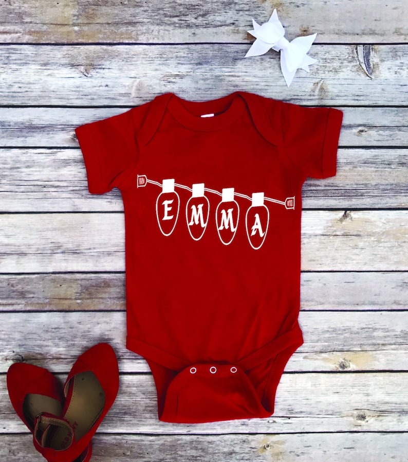 kid clothes Personalized Christmas shirt Merry Christmas Christmas lights toddler Christmas Custom Christmas shirt Christmas clothing