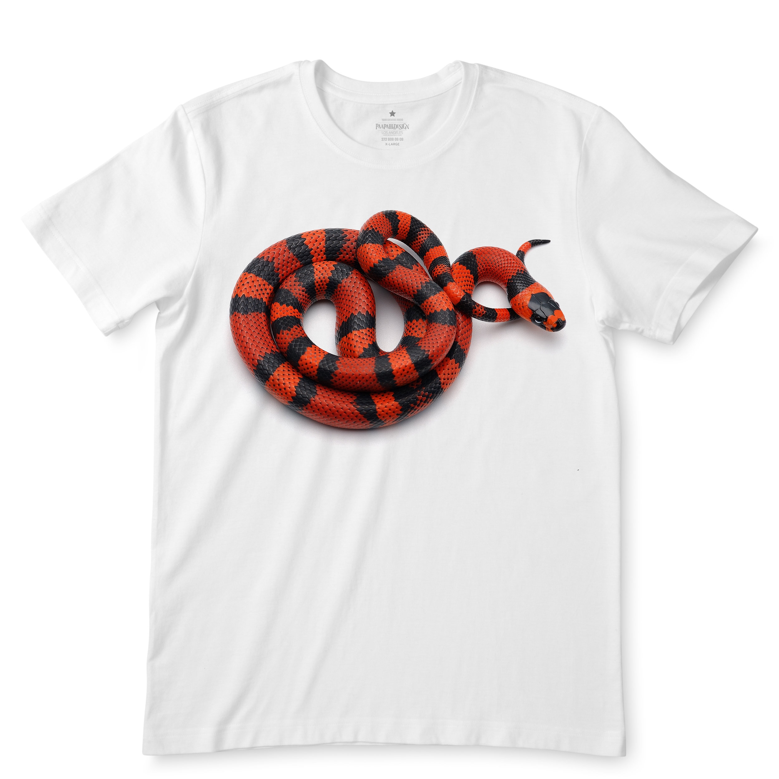 Gucci White Cotton Snake Ring Printed Crew Neck T-Shirt S Gucci