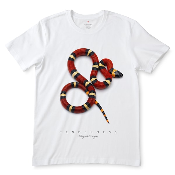 Snake White T-Shirts | Men Women Unisex Designer T-shirt | Paapaiii Design |
