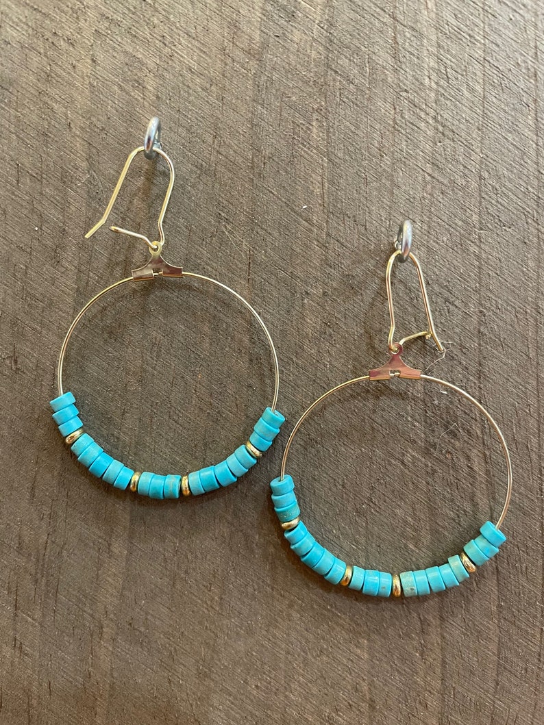 Teal Hoops