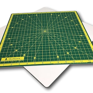 Self-Healing 14-Inch-by-14-Inch 360 degree Rotating Quilting Cutting Mat (13&quot; grid)