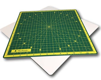 Self-Healing 14-Inch-by-14-Inch 360 degree Rotating Quilting Cutting Mat (13" grid)