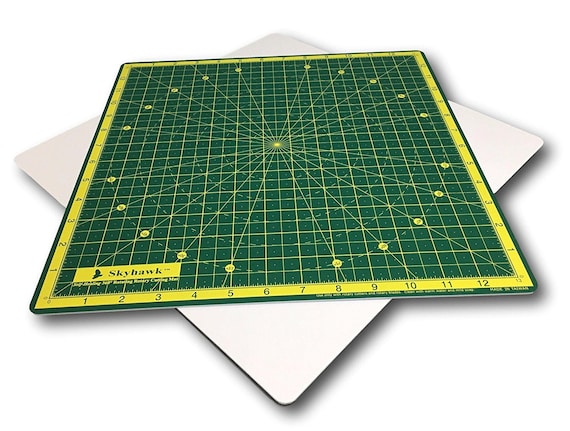 Self-healing 14-inch-by-14-inch 360 Degree Rotating Quilting Cutting Mat 13  Grid 