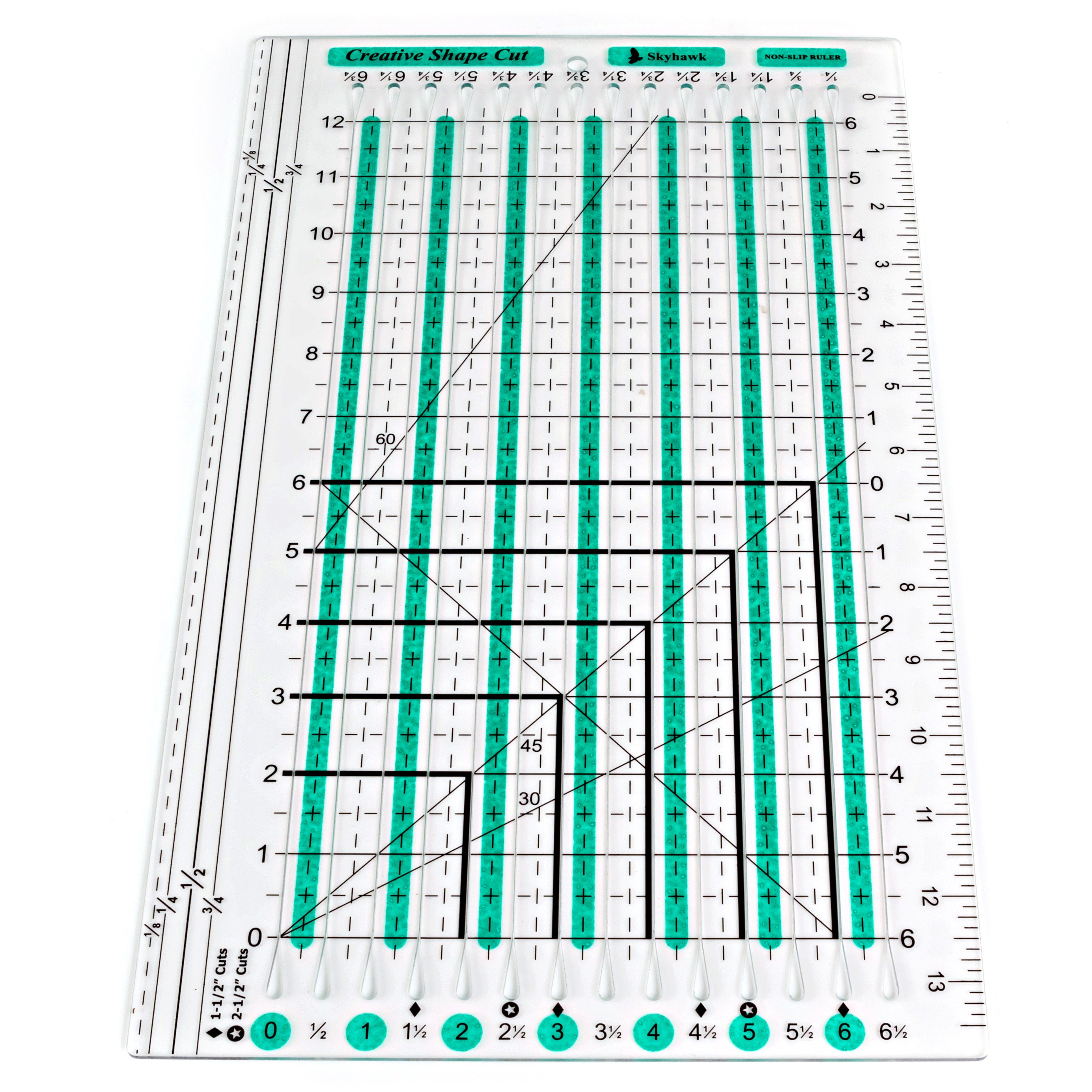 6.5 x 24 Inch Non-slip Quilting Ruler