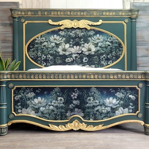SOLD Do Not Purchase- Example of work. I do have a unique king bed available for custom finish