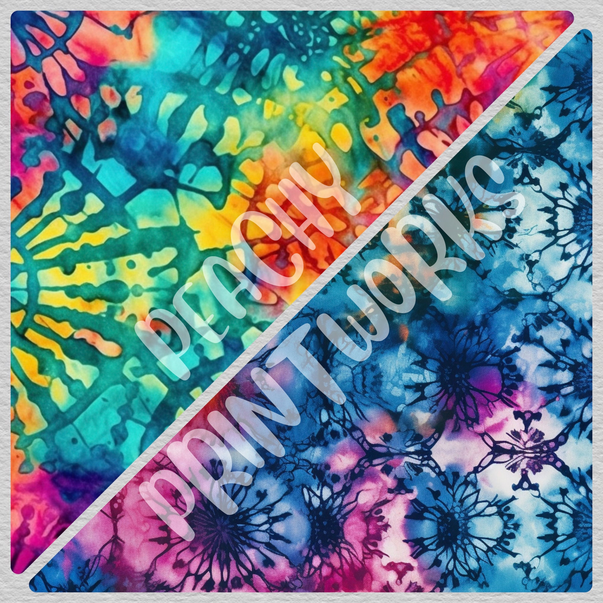 TIE DYE Printable Pattern Seamless Design Background Etsy