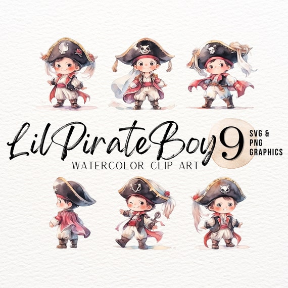Pirate Boy Sublimation Print Childrens Costume Pirate Boy Sublimation Print Childrens Costume