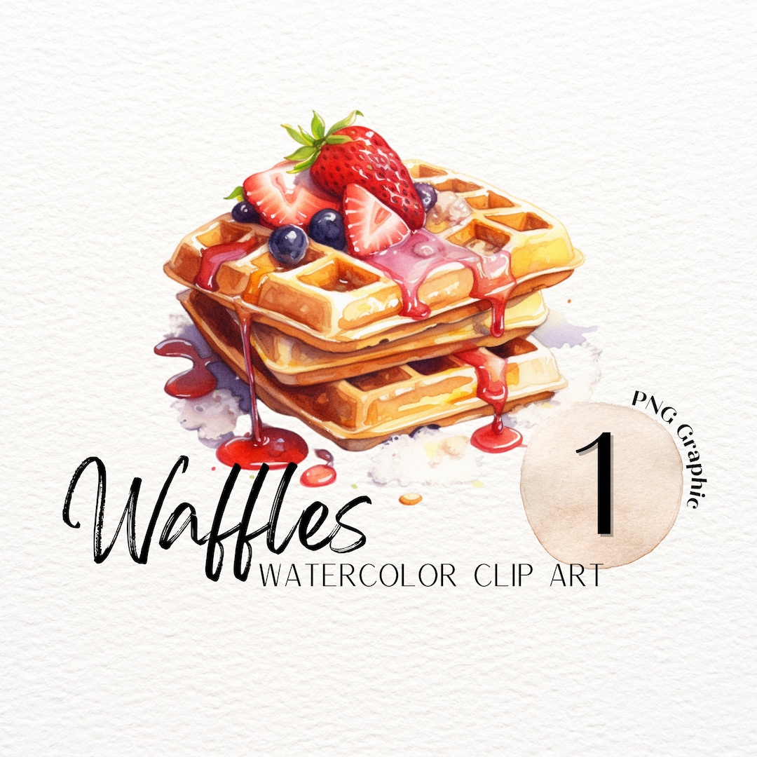WAFFLES : Single Graphic, Clip Art, Digital Graphics, Graphics ...