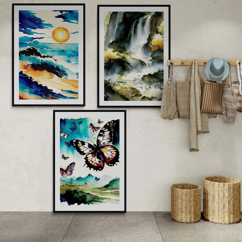 Printable Art Set Digital Download printable Wall Art Etsy