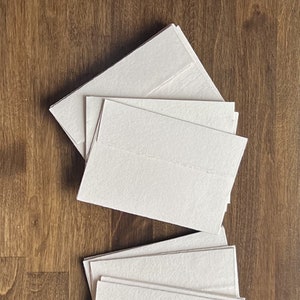 A1, 3.5 x 5 Envelopes, Deckle Edge Envelopes, Handmade Paper, Envelopes for Cards, Small Envelope