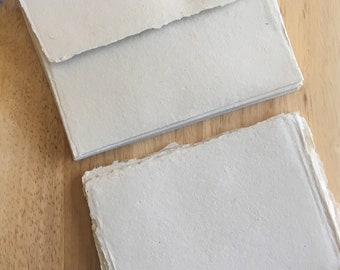 Deckle Edge Card Etsy