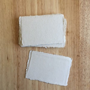 Plaatskaarten met rand, geloftekaarten, visitekaartje, handgeschept papier, papier met rand, trouwkaarten, afdrukbaar, dik karton
