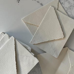 A7 Deckled Edge Euro Flap Envelope