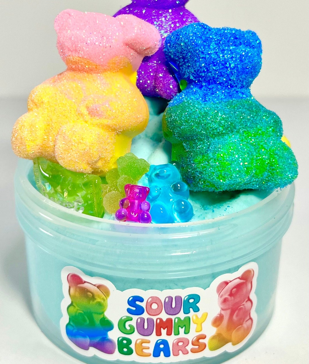 Sour Gummy Bear DIY Slime Etsy